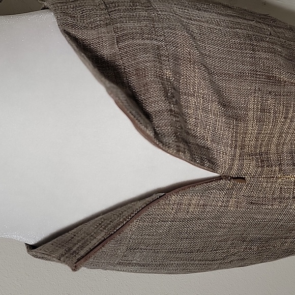 Brunello Cucinelli Gunex Skirt Pencil Knee Length Linen Cotton Tweed Italy 8 - Picture 4 of 12